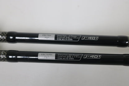 13 Envy Black EBC76H and EBC76MH Casting rod - Used - Fair Condition