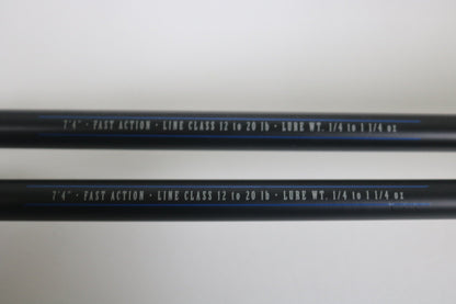 Mustad BLF Instinct 7'4" Medium Heavy and 7'4" Medium Heavy Casting Rods - Used - Very Good Condition