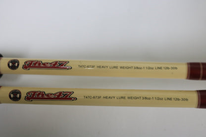 Doomsday The47 T47C-673F and T47C-673F Casting Rods - Used - Fair Condition