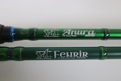 SixGill Aura/Fenrir ANURC705H and FENRC702MH Casting Rods - Used - Very Good Condition