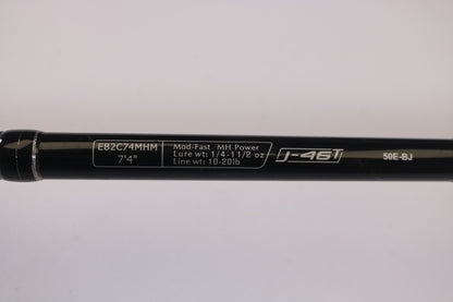 13 Fishing Envy Black EB2C74MHM 7'4" Medium Heavy - Used Casting Rod - Very Good Condition