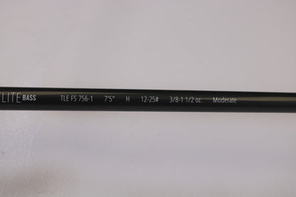 TFO Tactical Elite Bass TLE FS 756-1 7'5" Heavy - Used Casting Rod - Excellent Condition