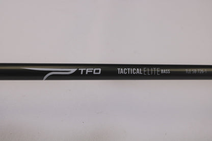 TFO Tactical Elite Bass TLE SB 726-1 7'2" Heavy - Used Casting Rod - Excellent Condition