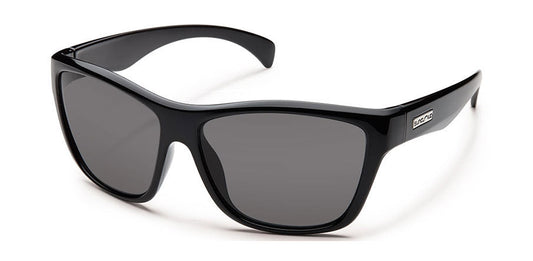 Suncloud Wasabi Black/Gray Polarized Lens - Small Fit