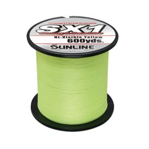 The Sunline SX1 Braid 600yd fishing line from Sunline comes in an eye-catching Invisible Yellow color, providing excellent abrasion resistance for effortless casting on the water.