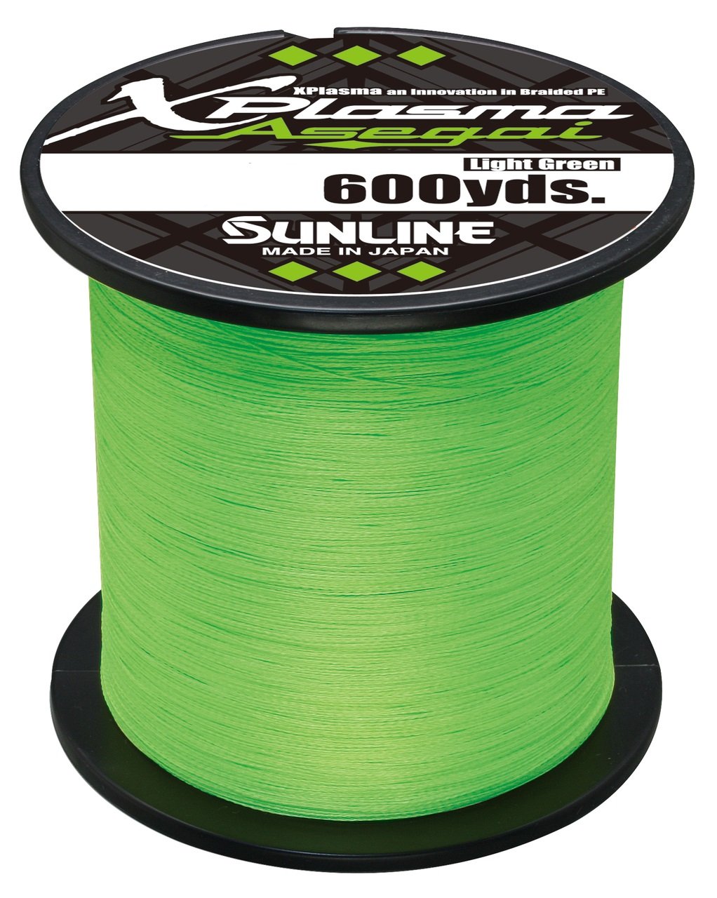 The Sunline Xplasma Asegai Braided Line 600yd from the brand Sunline is a light green braided fishing line that incorporates advanced Xplasma technology. Made in Japan, this innovative line promises outstanding performance and durability for your fishing adventures.