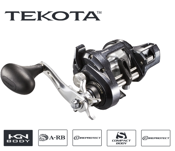 Shimano Tekota 500HGLCA 6.3:1 Line Counter Casting Reel | TEK500HGLCA