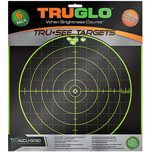 Truglo Tru-See Targets 100 Yard 12X12 12pk