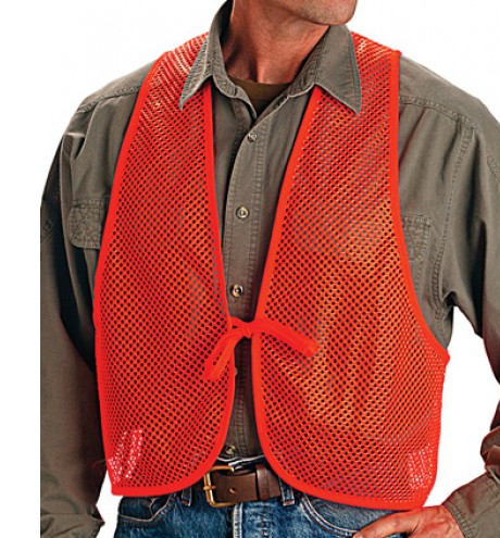 Allen Safety Vest Mesh Blazer Orange Adult